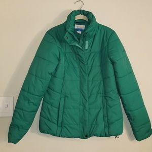 Women's Columbia Puffer Jacket in Green
